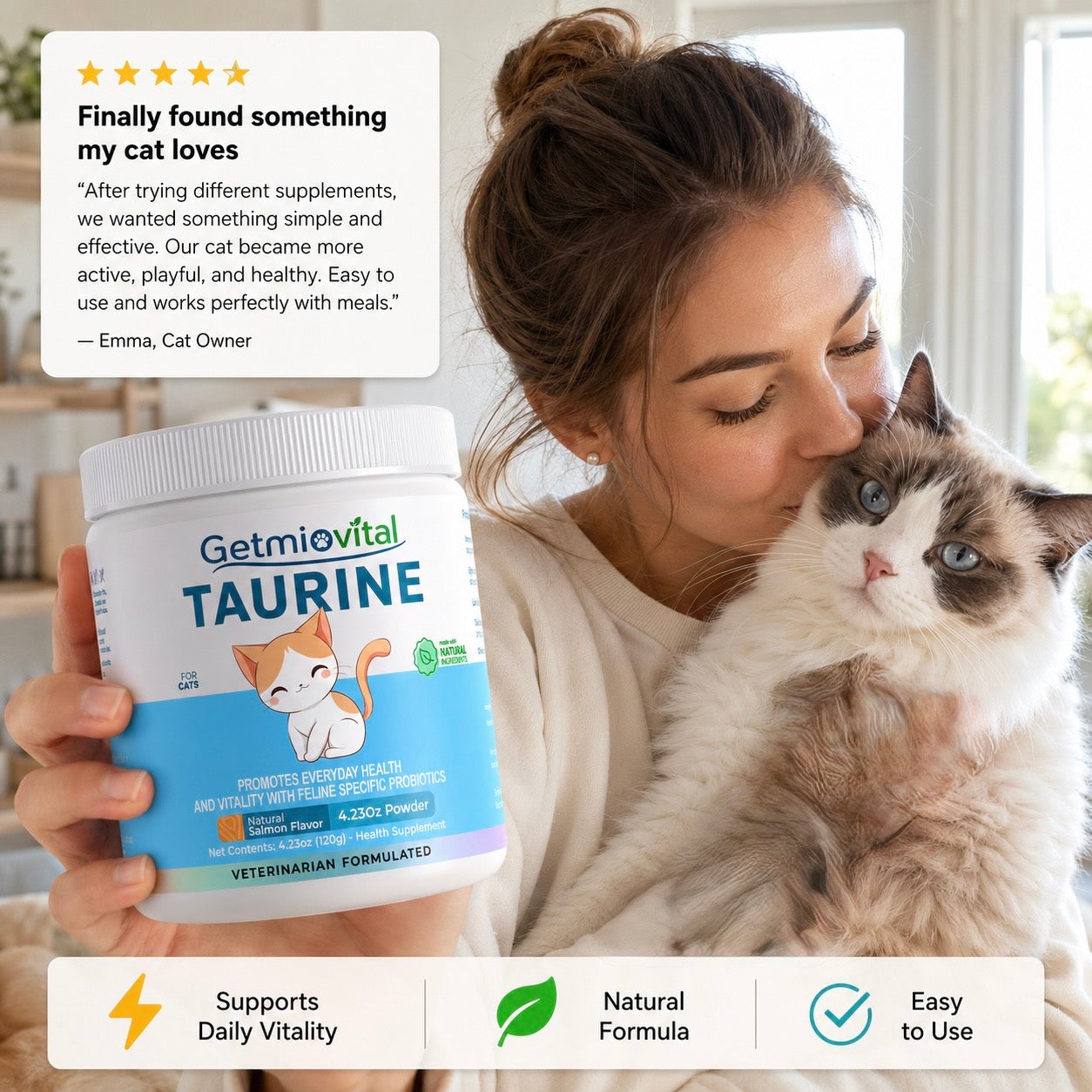 Stop the Silent Deficiency Before You See the Signs with Getmiovital™ Taurine Supplement
