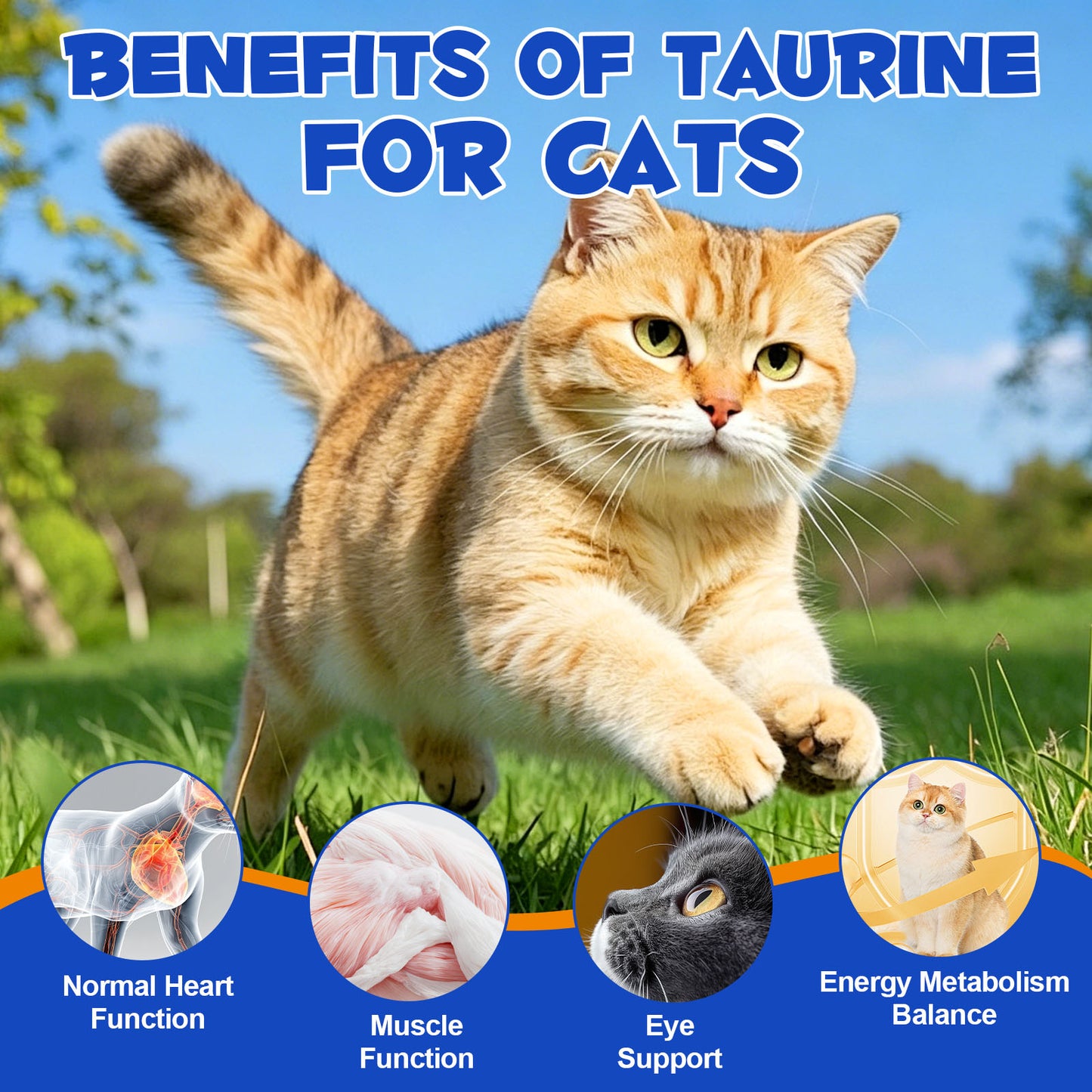 Getmiovital Taurine Powder Pure Pharmaceutical-Grade for Cats