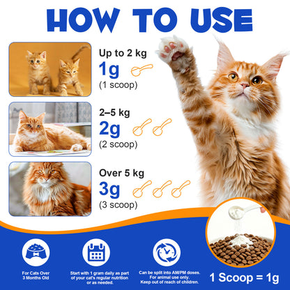 Getmiovital Taurine Powder Pure Pharmaceutical-Grade for Cats